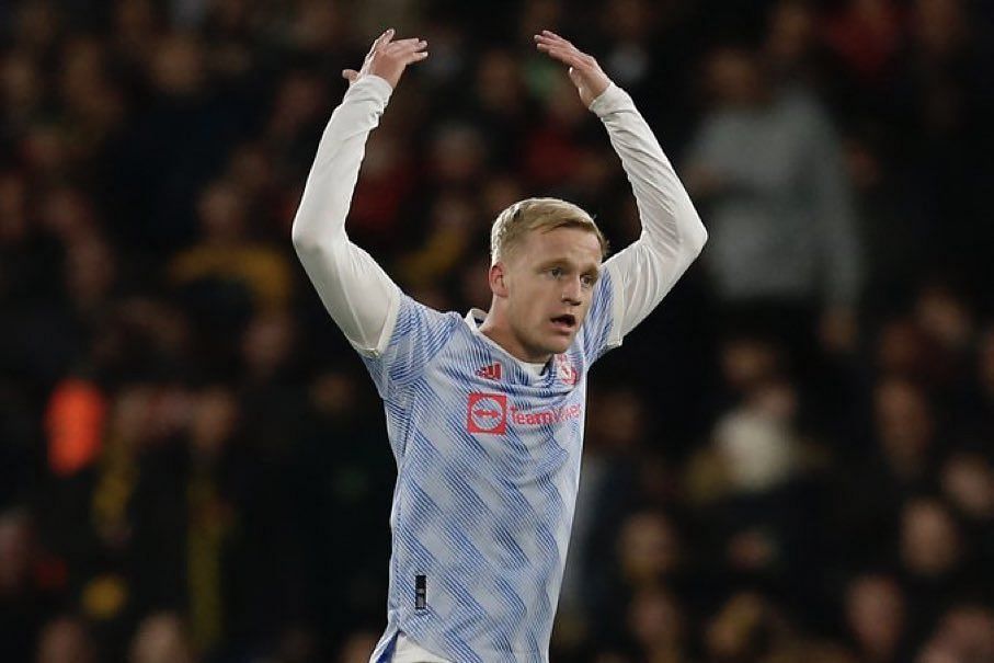 Donny van de Beek scored the last United goal of the Ole Gunnar Solskjaer era.